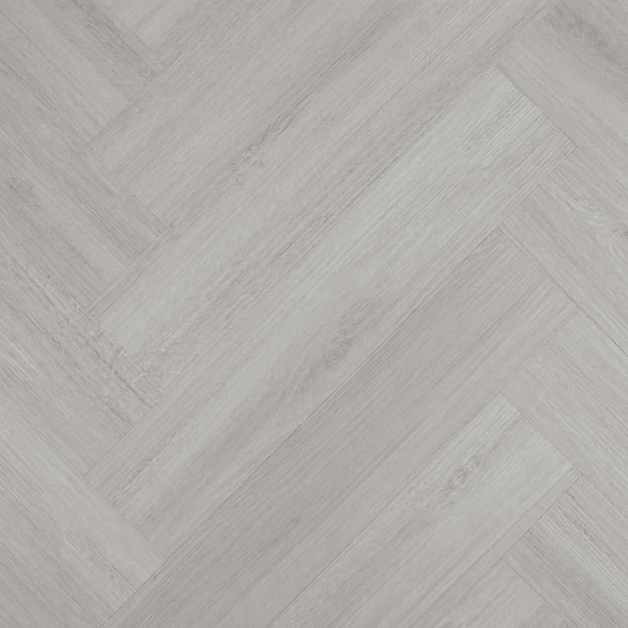 Mercury Herringbone Hybrid flooring sample