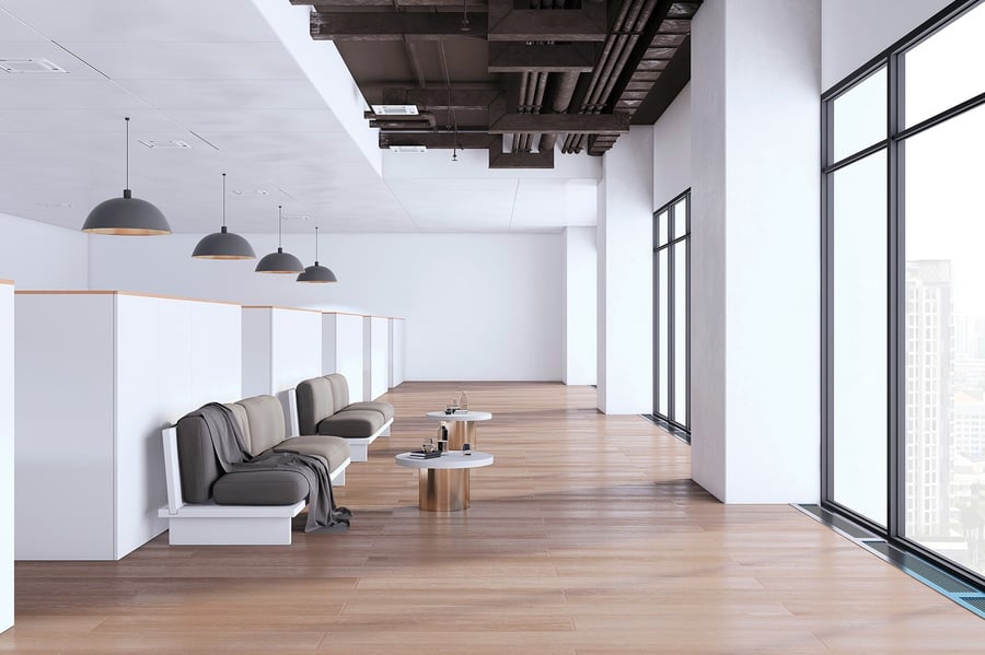 260mm Wideboard European Oak in a room setting