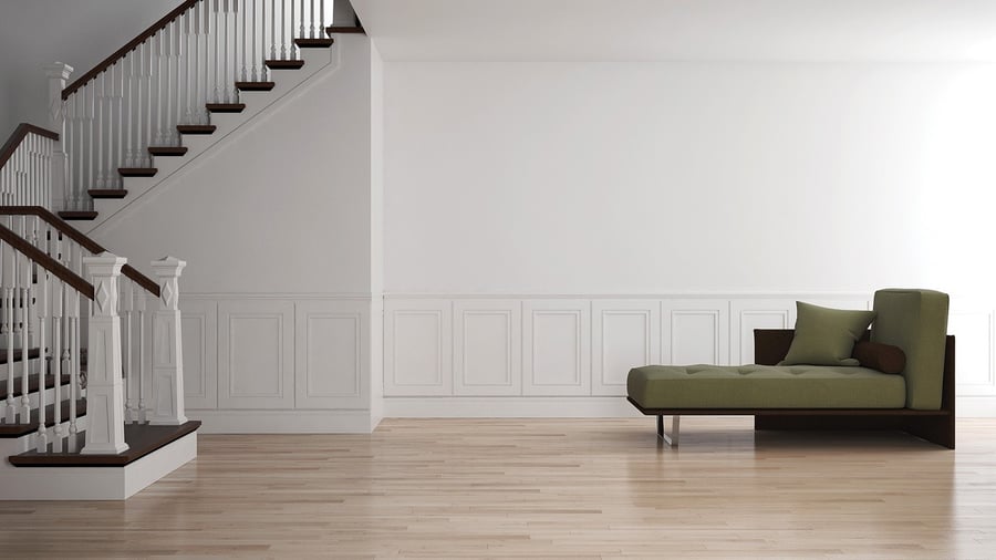 190mm Premium European Oak in a room setting
