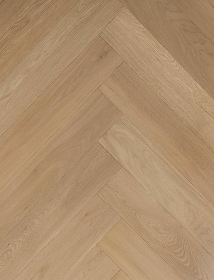 Gideon European Oak Herringbone flooring sample